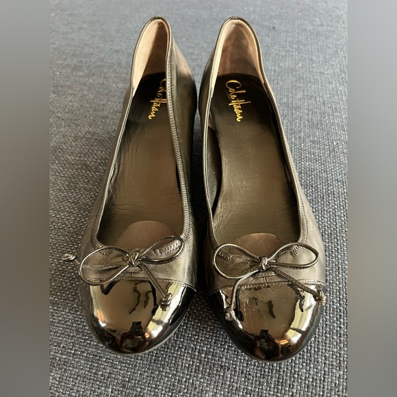 Cole Haan Shoes - Cole Haan pumps size 9.5. Black with patent cap toe. Nike comfort technology.